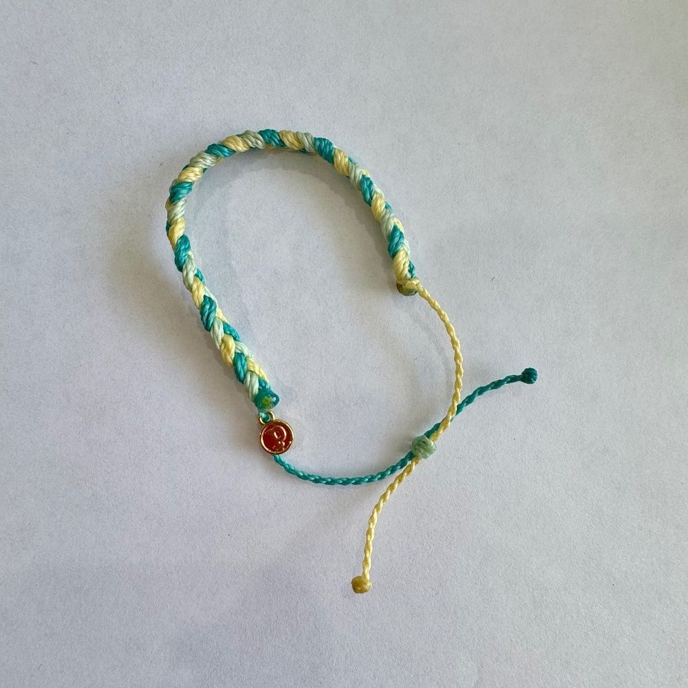 Pura Vida Blue Light Blue Braided Bracelet
